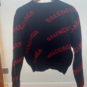 Balenciaga Wool Pullover Sweater Size Small